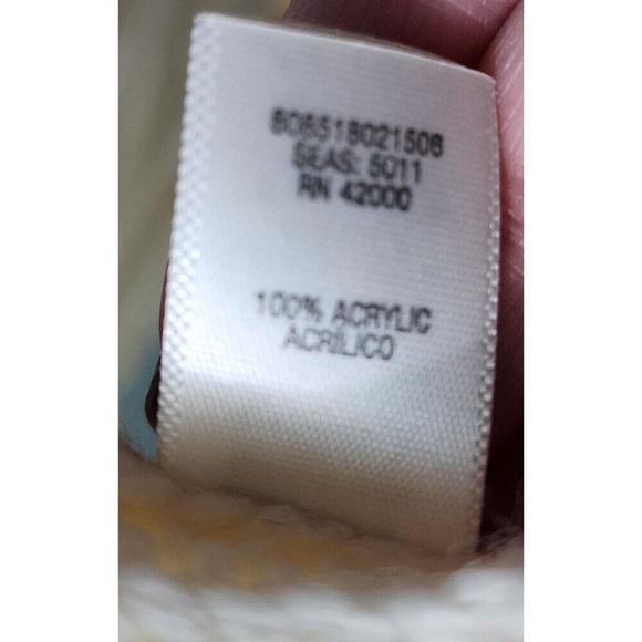 Joe Boxer Knit Scarf Rhinestone Embellished Fringe Winter OSFM - Picture 3 of 6